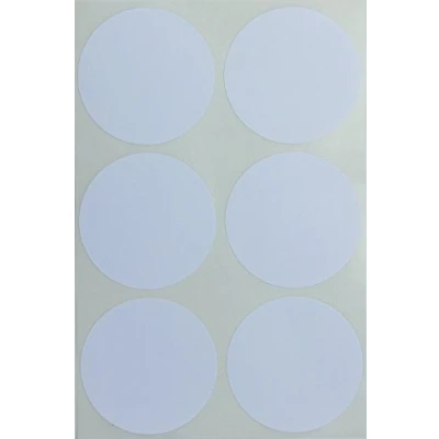Afbeelding van Ronde witte sticker kleurcoderingslabels 50 mm (5 cm) beschrijfbaar oppervlak kleverige labelstippen 180 stuks van Royal Green