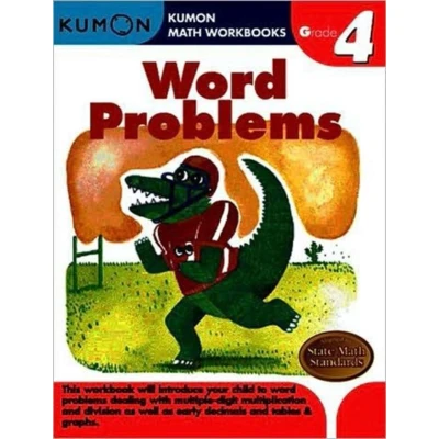 Afbeelding van Grade 4 Word Problems (Kumon Math Workbooks)