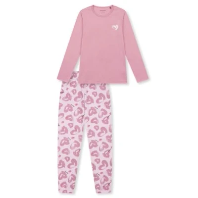 Afbeelding van Schiesser SET Pyjama, Dames, Maat: 164, Rosenholz
