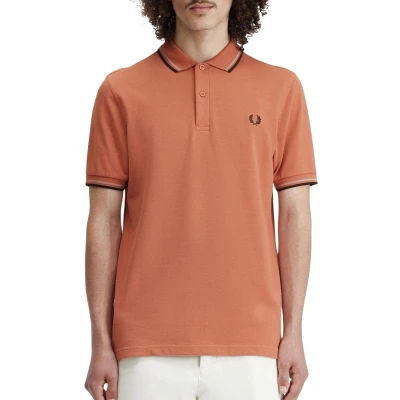Afbeelding van Fred Perry Twin Tipped Polo Poloshirt Mannen Maat XXL