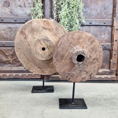 Afbeelding van Decoratief Hout Sculptuur