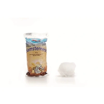 Afbeelding van Hamsternest zoobest wit 30 gram