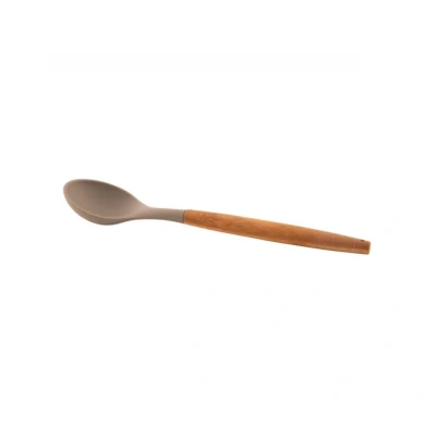 Afbeelding van Point Virgule Opscheplepel Silicone Bamboe Handvat Taupe
