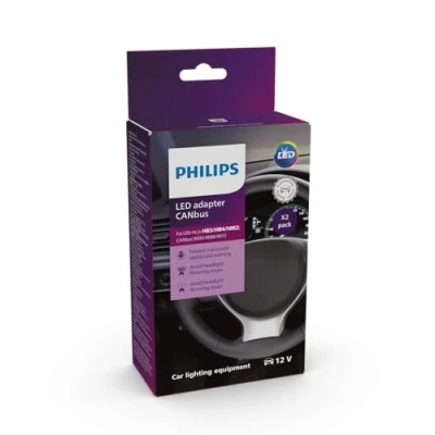 Afbeelding van Philips CANbus adapter LED (HB3/HB4/HIR2), 3 in 1 oplossing, set van 2