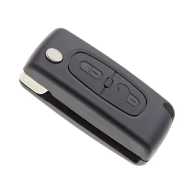 Afbeelding van JONGO sleutelbehuizing zonder lemmet Compatibel met Citroën C2, C3, Berlingo II (B9) CE0536 Auto sleutel geval Plip Utility afstandsbediening 2 knoppen