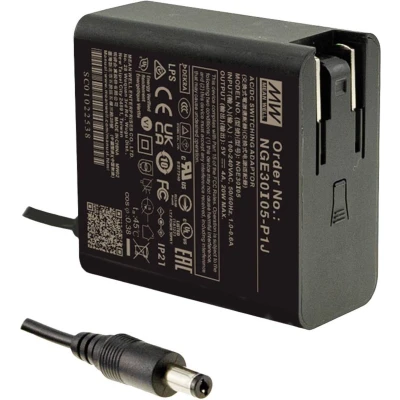 Afbeelding van Mean Well NGE30I05 P1J Stekkernetvoeding, vaste spanning