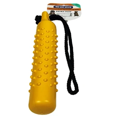Afbeelding van Pet Store De Gorilla Tuff drijvende trainingsdummy voor werp en ophaalspelletjes op het land in water, gezonde oefening je hond, keizergeel