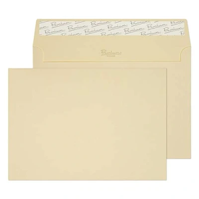 Afbeelding van Blake Zakelijk C5 162 x 229 mm 120 gsm Peel &amp; Seal Portemonnee Enveloppen (95707) Vellum gelegd Pack van 500