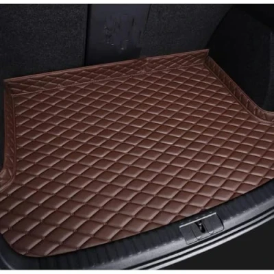 Afbeelding van Auto Kofferbakmat voor Toyota RAV 4 RAV4 2019 2024,Lederen Boot Cargo Liners Protector Waterdichte Antislip Interieuraccessoires,F