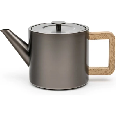 Afbeelding van Bredemeijer Theepot Duet Narvik 1,1L RVS metallic grijs