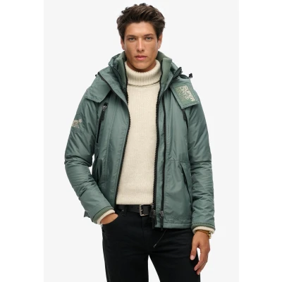 Afbeelding van Superdry Hooded Mountain Winterjas, Heren, Maat: Small, Laurel khaki