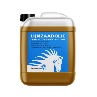Afbeelding van Lijnzaadolie 2,5 L Paarden Supplementen