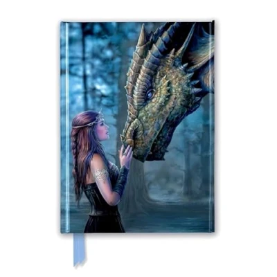 Afbeelding van Anne Stokes: Once Upon a Time (Foiled Journal): Unser hochwertiges, liniertes Blankbook mit festem, künstlerisch geprägtem Einband und Magnetverschluss