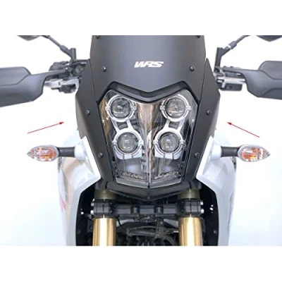 Afbeelding van Wrs Yamaha Xtz 690 Tenere 700 19 22 Ya019no Zijwindgeleiders Zwart