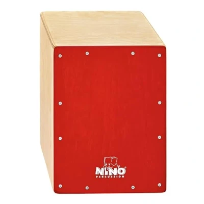 Afbeelding van Nino Percussion NINO950R 13 inch cajon voor kinderen rood