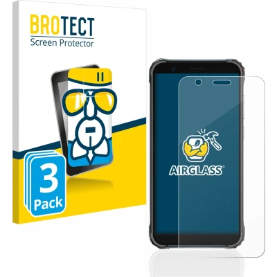 Afbeelding van BROTECT Screenprotector voor Blackview BV4900 Pro Folie Beschermfolie Beschermglas transparant (3 Stuks)