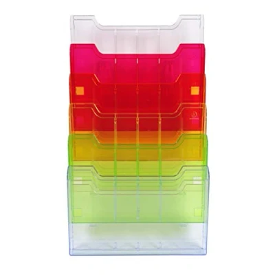 Afbeelding van Exacompta 64299D Opbergmap met 6 vakken, A4, horizontaal, verschillende kleuren