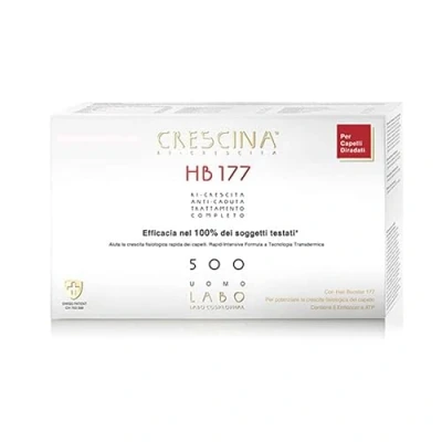 Afbeelding van Crescina Transdermic Ri groei en anti haaruitval HB 177 behandeling voor haargroei 500 heren 20 + ampullen