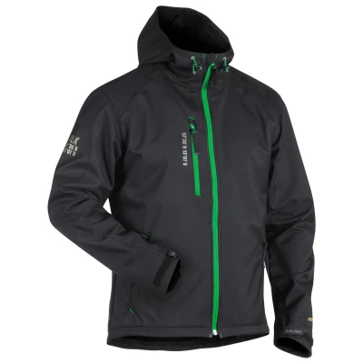 Afbeelding van Blaklader 4949 Softshell Werkjas Donkergrijs/Groen