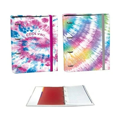Afbeelding van Ringmap SENFORT Ringbook Tie Dye 1 Stuks Multicolour A4