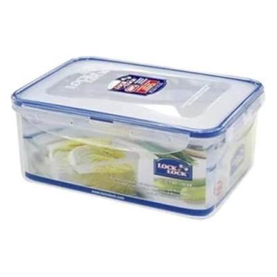 Afbeelding van Lock &amp; Basic Vershouddoos 2,3 Liter Transparant Blauw Vershouddozen