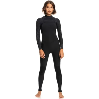 Afbeelding van 2025 Roxy Dames Swell Series 3/2mm Borst Ritssluiting Wetsuit ERJW1031
