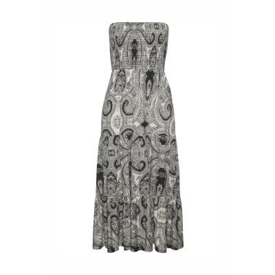 Afbeelding van Lascana 2 in 1 jurk als rok of te dragen, zomerjurk met alloverprint, maxirok