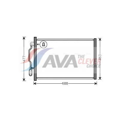 Afbeelding van Ava Cooling Airco condensor MSA5605