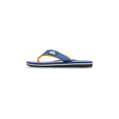 Afbeelding van Quiksilver Molokai Layback Teensandalen voor kinderen, Maat: 33, Estate blue holmes Katoen