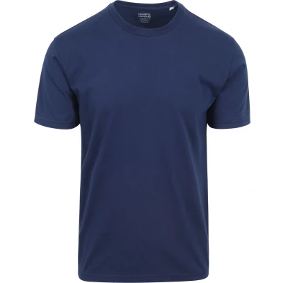 Afbeelding van Colorful Standard T Shirt Royal Blauw maat XL Heren Casual Shirts met Regular fit Pasvorm Duurzaam