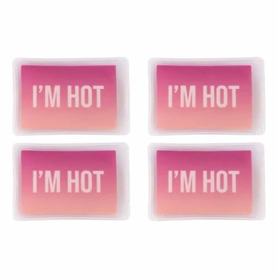 Afbeelding van Fisura Originele handwarmer “I’m hot. Mini handverwarmer in gel, herbruikbaar en handig voor onderweg. Geschikt outdoor avonturen of dagelijks gebruik de kou. Set van 4 stuks.