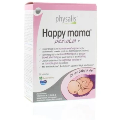 Afbeelding van Physalis Pronatal + happy mama 30 tabletten