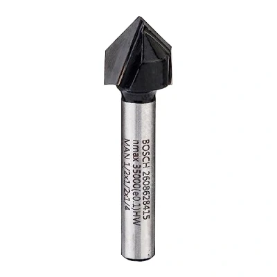 Afbeelding van Bosch Accessories 2608628415 Groeffrees Lengte 45 mm Werklengte 12.40 Schachtdiameter 6.35 1 stuks