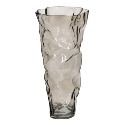 Afbeelding van Vaas Grijs Kristal 19 x 17 38,5 cm