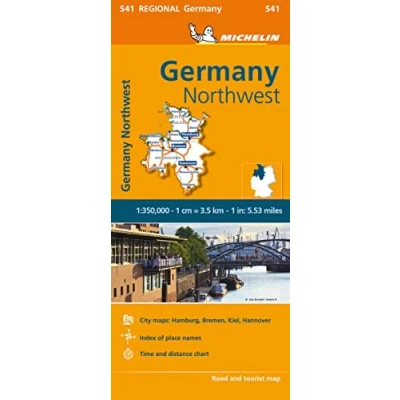 Afbeelding van Germany Northwest REGIONAL Map 541