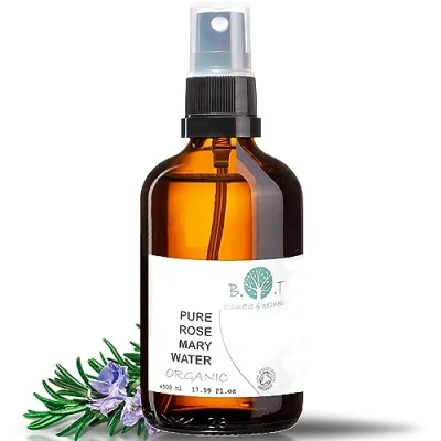 Afbeelding van Rosemary Floral Water Hydrosol with spray cap, for Oily Skin, Dry Blemishes, Itchy Hair and Body Moisturizer 500 ml