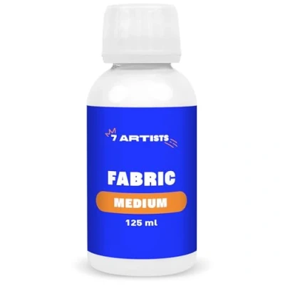 Afbeelding van 7 Artists Medium Textiel 125ml Mat Acryl voor Middelgrote Acrylverf Stoffen Schilderij