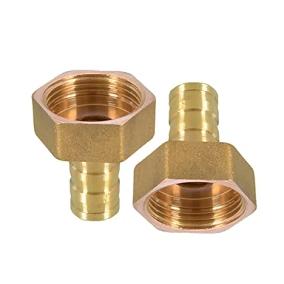 Afbeelding van 2 stks 1 &quot;Slang Barb Messing Tuin Slang Fittings Connector Adapter naar NPT Vrouwelijke Draad Geen Lekken (16mm)