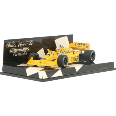 Afbeelding van Lotus 99T Minichamps Modelauto 1:43 1987 Saturo Nakajima Camel Team Honda 430870011