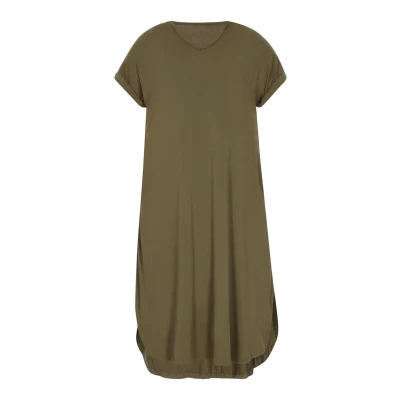Afbeelding van usha PLUS SIZE Jurk, Dames, Maat: 46, Green