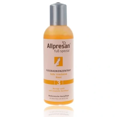 Afbeelding van Allpresan Voet special nr. 3 Voetbad concentraat voor een zeer droge huid reinigt zacht en verzacht eelt, 150 ml (1)