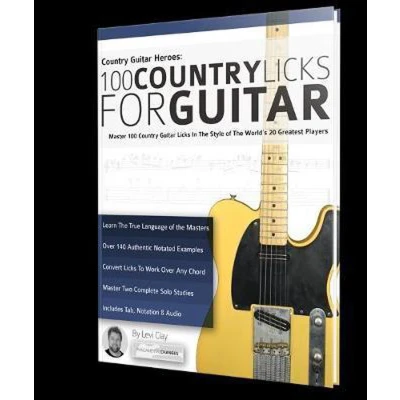 Afbeelding van Country Guitar Heroes 100 Licks for Guitar: Master In The Style of World’s 20 Greatest Players: ... Players (Play Licks)