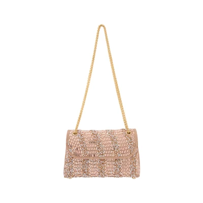 Afbeelding van faina Schoudertas, Dames, Maat: One Size, Champagne