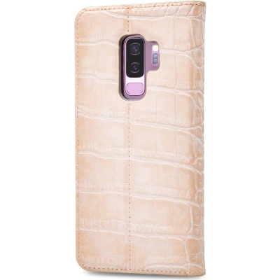 Afbeelding van Mobilize Premium Gelly Book Case Samsung Galaxy S9+ Alligator Coral Pink