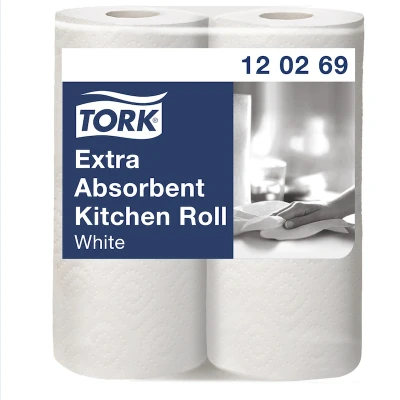 Afbeelding van Tork Extra Absorberende Keukenrol 2 laags Wit