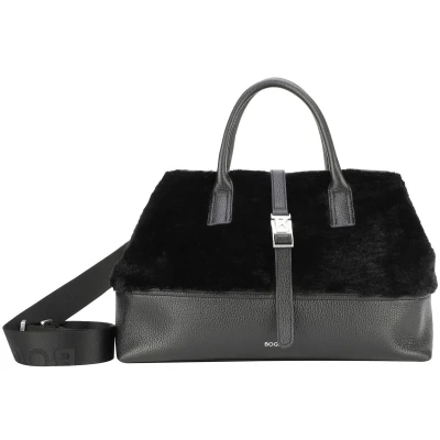 Afbeelding van Bogner Handtas Schoudertas Mogno Neve Theresa Handbag Black Zwart