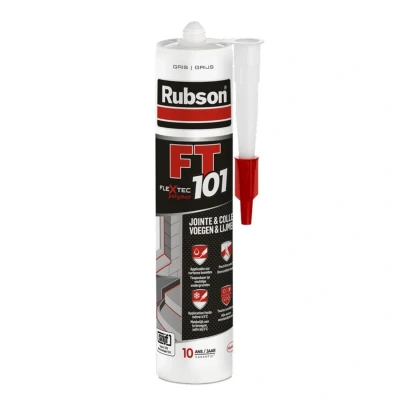 Afbeelding van Rubson FT101 Grijze Afdichtingskit 280 ml Bouwkit Sterke en Duurzame Afdichting voor Diverse Toepassingen Betrouwbaar Gemakkelijk te Gebruiken