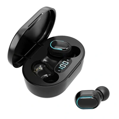Afbeelding van Rawrr bluetooth hoofdtelefoon, draadloze in ear met microfoon, hifi stereo, led display, IP7 waterdicht, toetsbediening, oordopjes voor werk en studie
