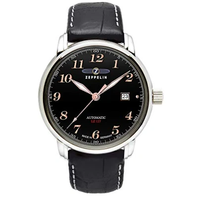 Afbeelding van Zeppelin Horloge, Heren, Maat: One Size, Schwarz