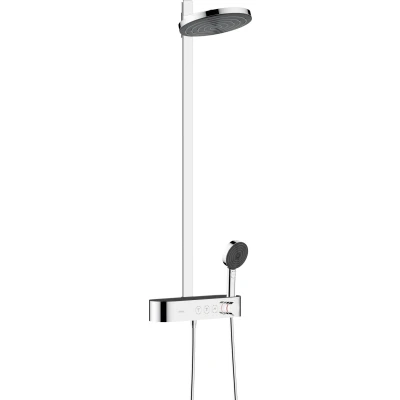 Afbeelding van Hansgrohe pulsify showerpipe 260 2j eco douche met showertablet select 400 chroom 24241000
